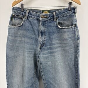 Cabela's Men's 34x32 Denim Jeans Blue Cotton Straight Leg Men's Jeans